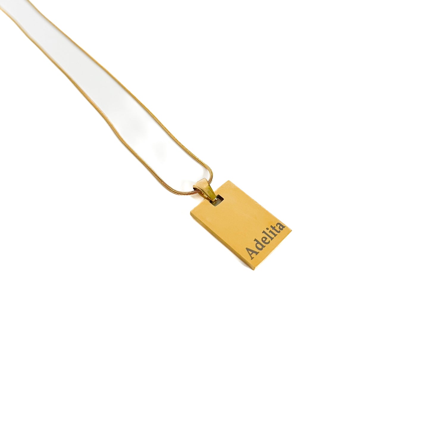 COLLAR PERSONALIZADO RECTANGULAR