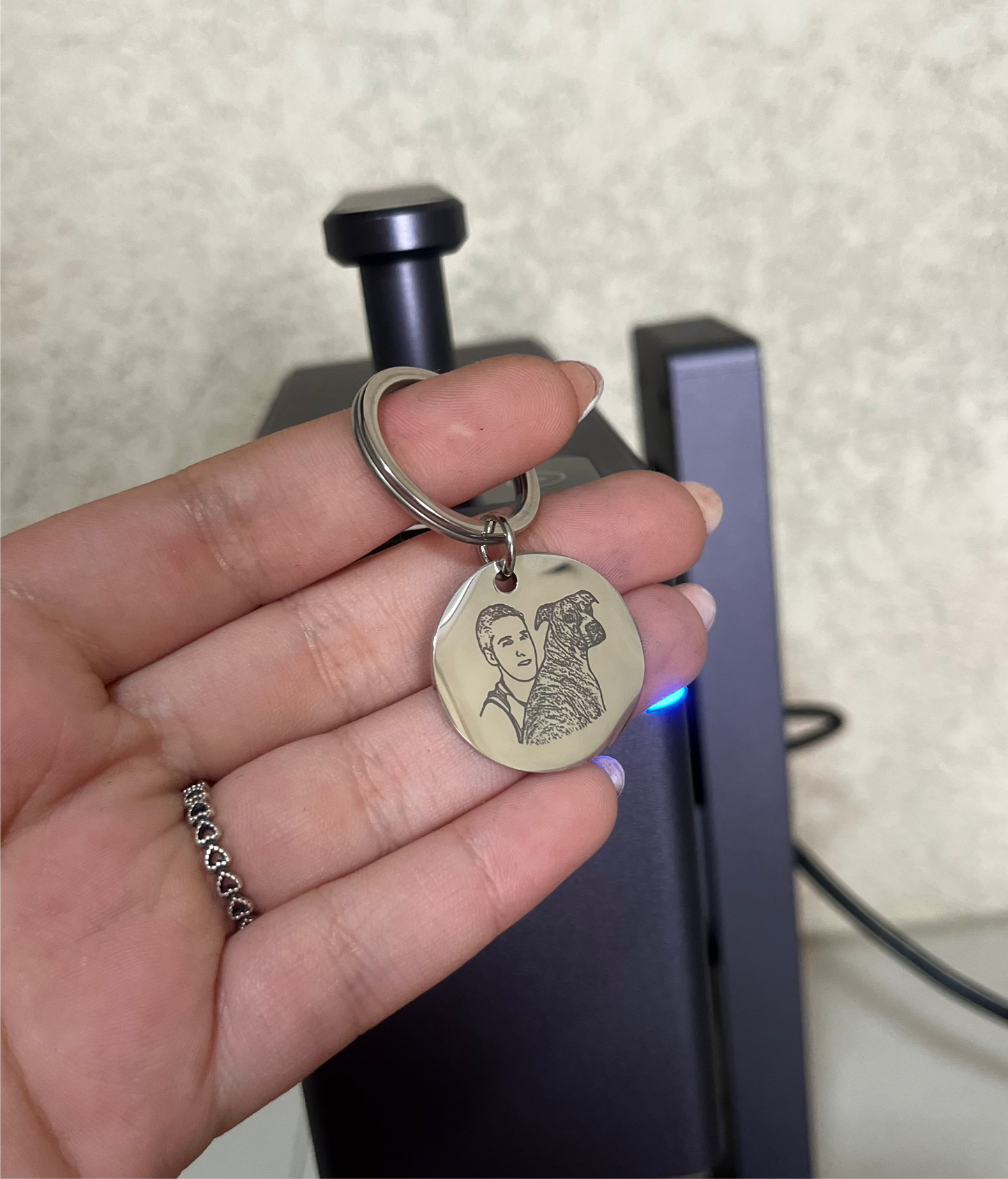 LLAVERO PERSONALIZADO CIRCULAR