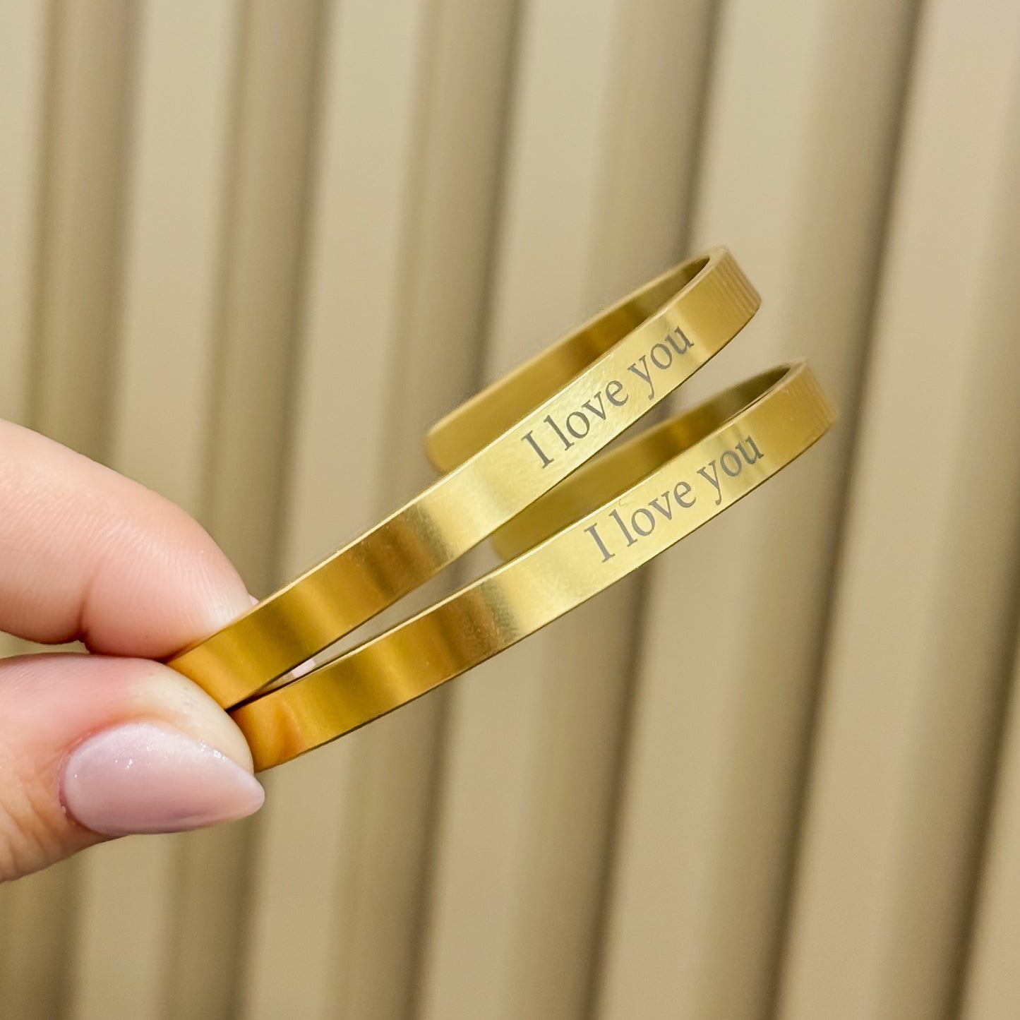 DÚO - BRAZALETES DORADO