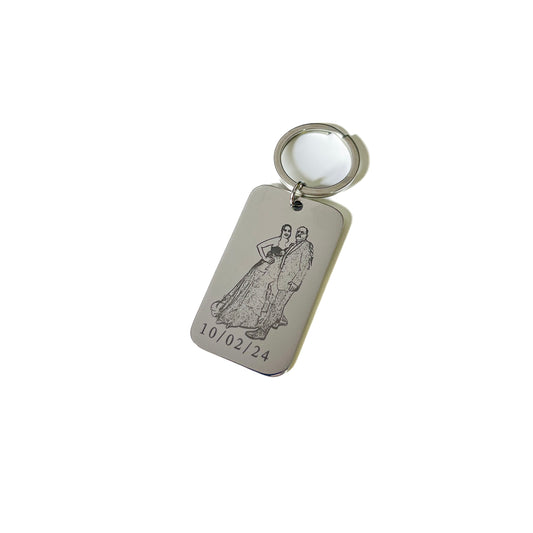 LLAVERO PERSONALIZADO RECTANGULO